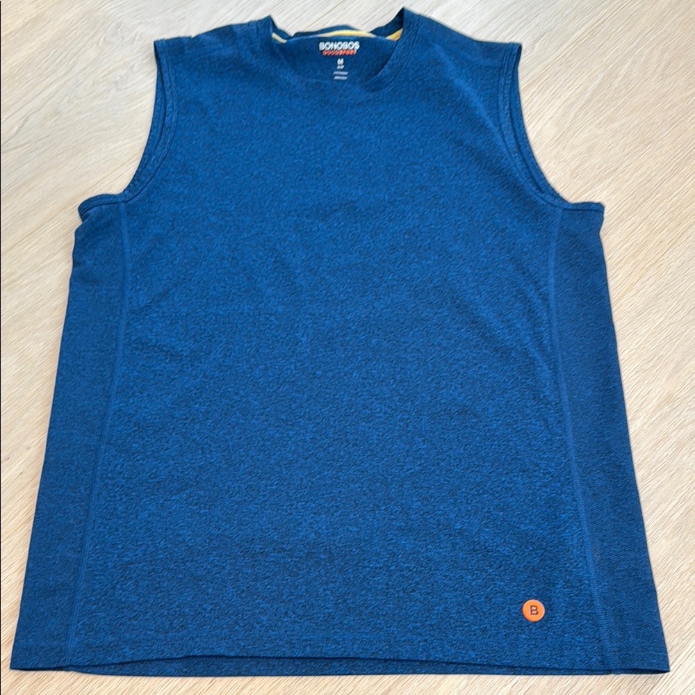 Bonobos Blue Sleeveless Shirt